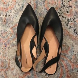 Madewell pointed slingback shoes